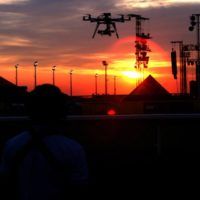 Riprese aeree del concerto di Bruce Springsteen di Giuseppe Foderaro