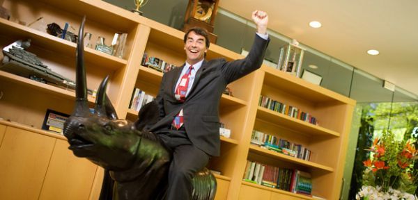 Tim Draper nel suo ufficio