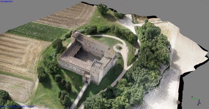 immagine di castello fotogrammetria