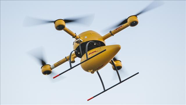 immagine di packetcopter drone dhl