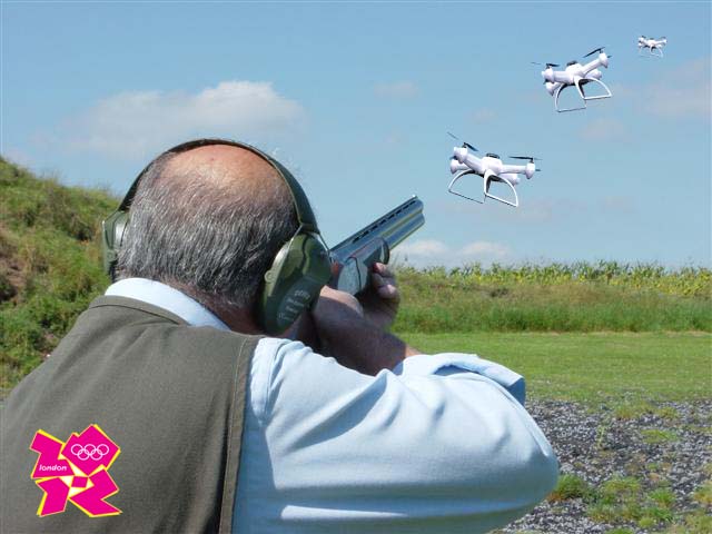 immagine di Drone pigeon shooting