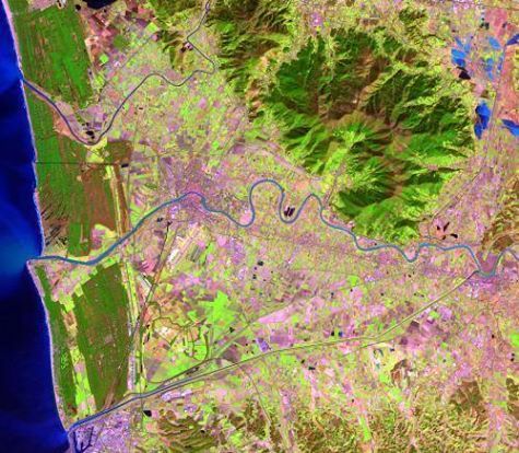 immagine di tele rilevamento con i droni