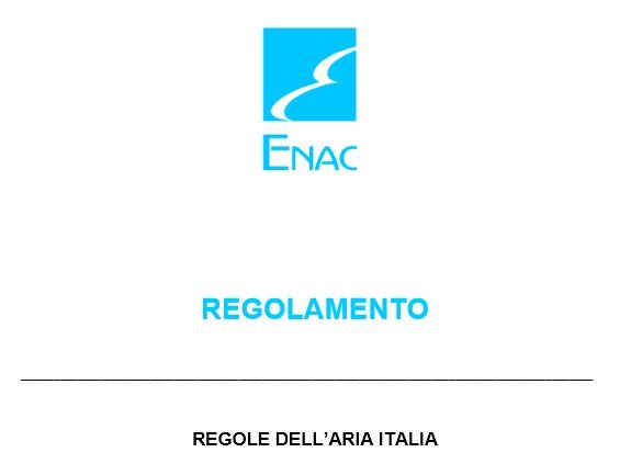 immagine di enac regolamento regole del aria