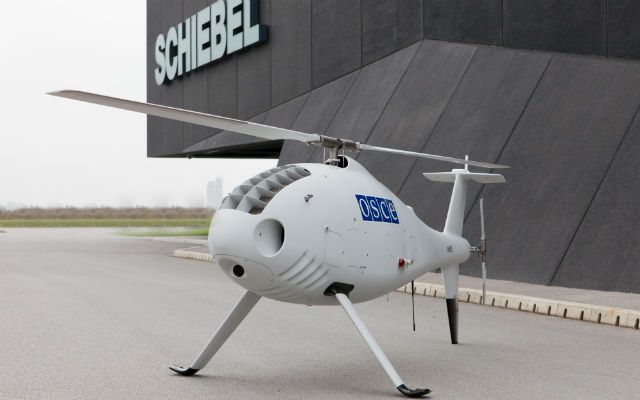 Drone Camcopter S100 in forza al OSCE in Ucraina