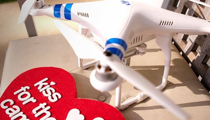 Collegati al sito DJI e vinci un drone pe San Valentino