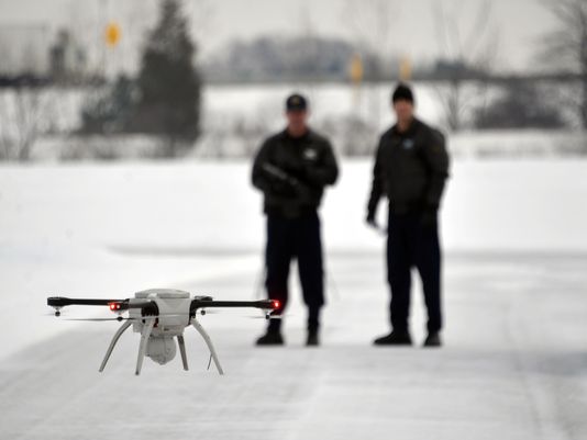 un drone per il rilievo di incidenti alla Polizia di Stato del Michigan
