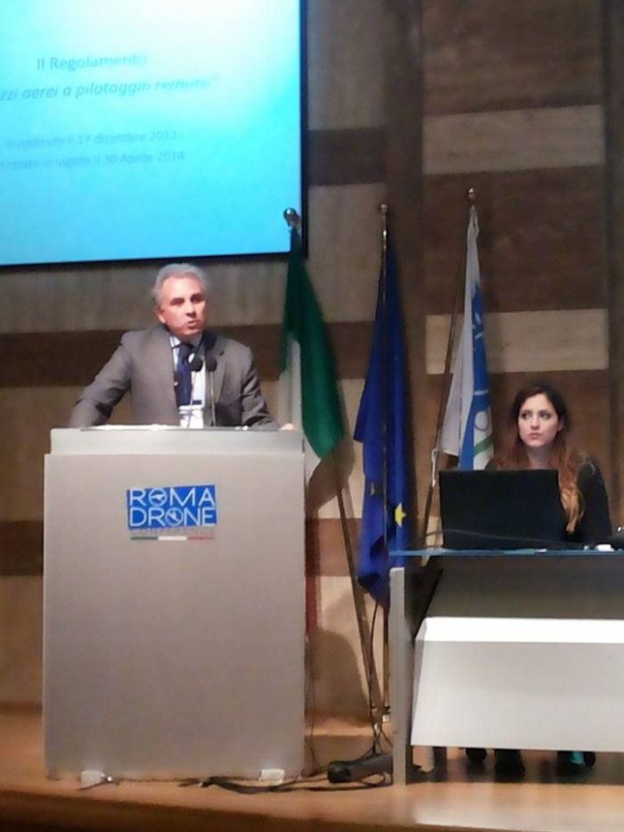 Fabrizio D'Urso responsabile ENAC per regolamento droni civili APR