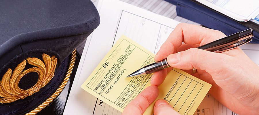 immagine di FAA medical certificate