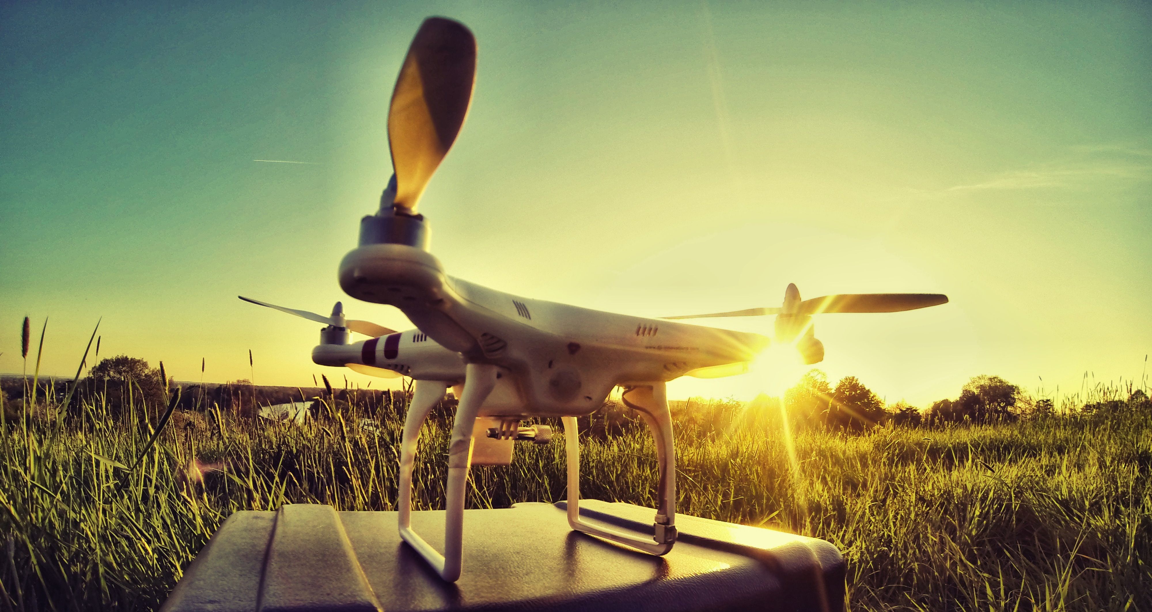 immagine di sunset dji phantom