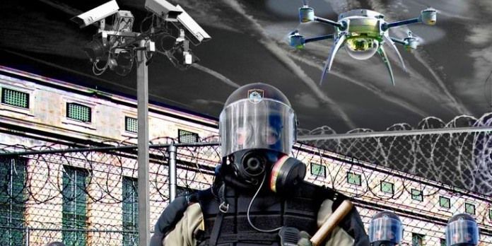 drone con spray urticante