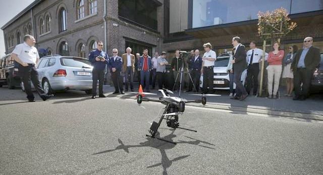 drone UAV Altura Zenith forze di polizia belga