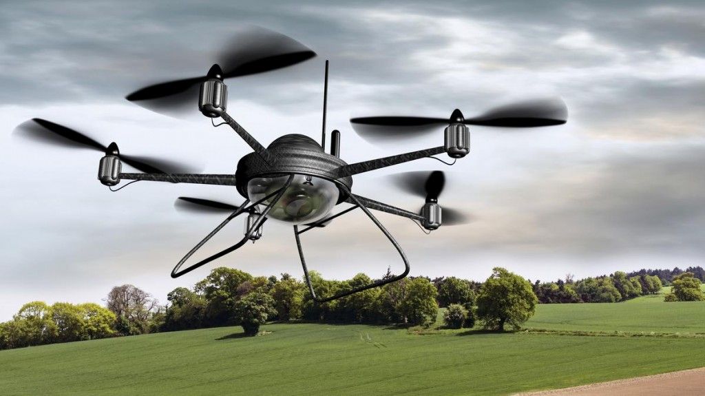 immagine di colli romani droni