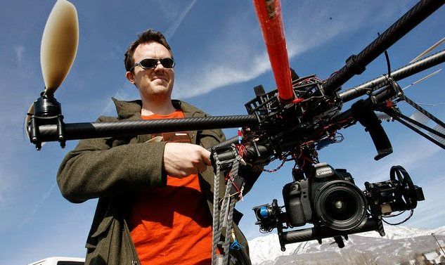 i giovani e il lavoro con i droni