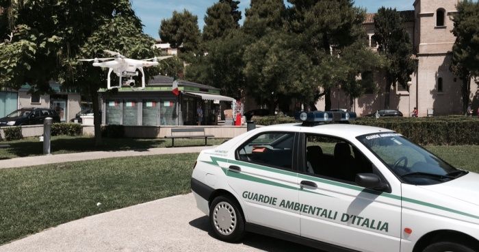 drone a tutela ambiente per guardie ambientali italia