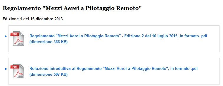 regolamento enac seconda edizione