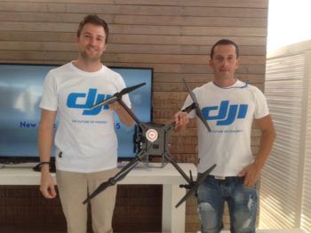 a sinistra Patrick Seller e a destra Flavio Dolce