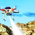 immagine di drone armato polizia
