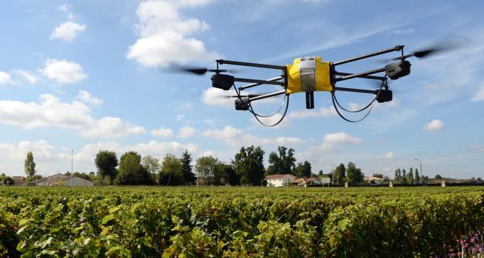 immagine di droni in agricoltura