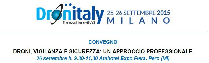 immagine di dronitaly vigilanza