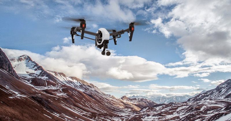 drone per riprese in montagna