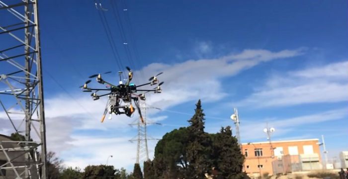 droni ENEL per ispezione linee elettriche