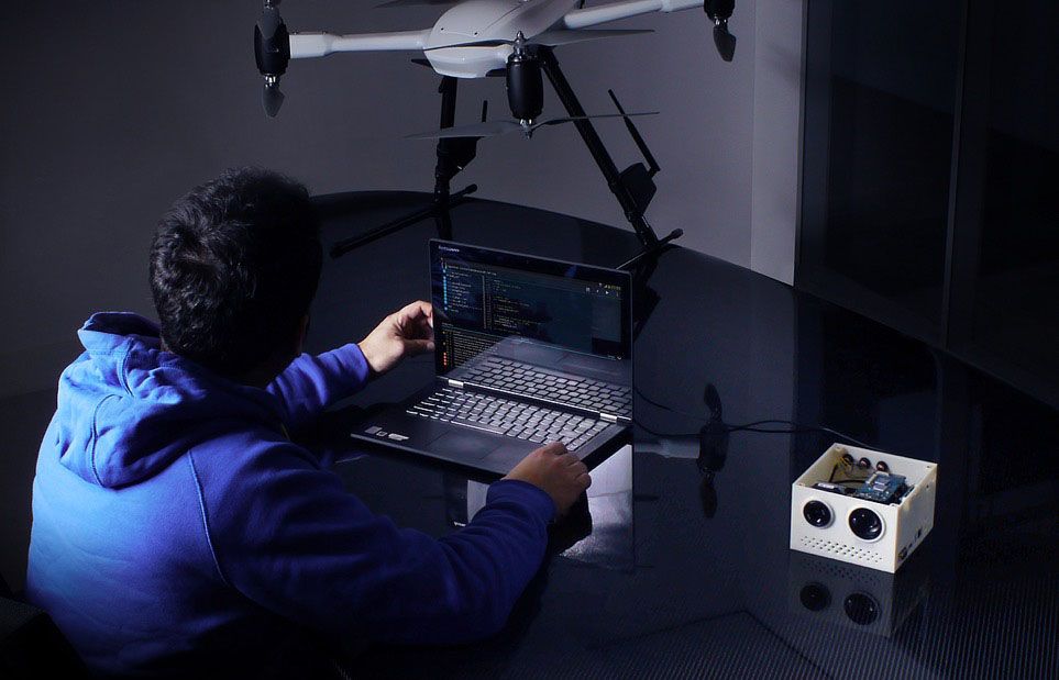 immagine di onboard processing NVIDIA TEGRA K1 Aerialtronics drones 1