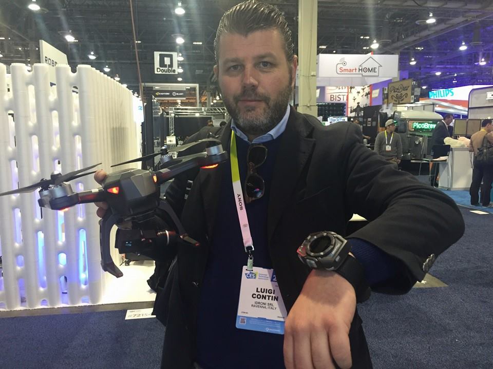 Lugi Contin iDroni al CES 2016
