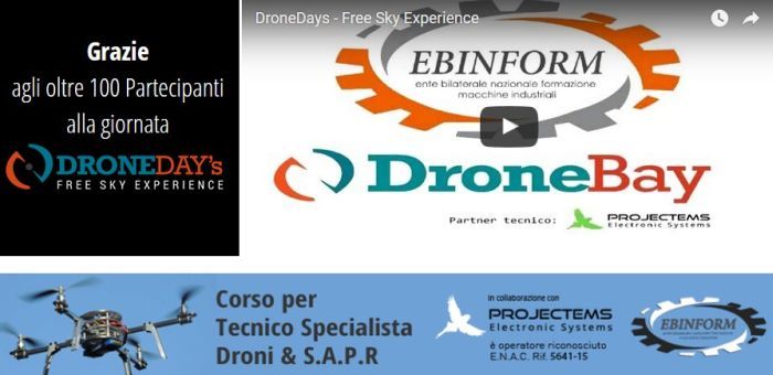 corso per droni azienda sicura