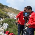 esercitazione alpini e protezioen civile con i droni