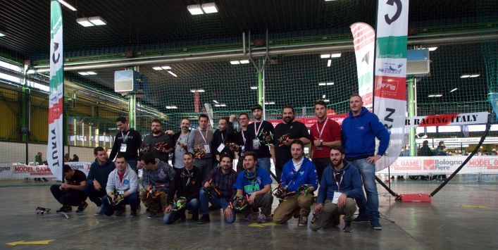 partecipanti manifestazione drone fpv racing Modelgame Bologna