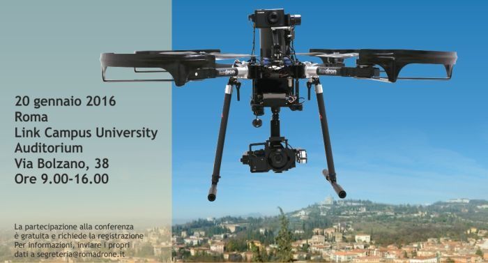droni e telerilevamento conferenza roma drone conference