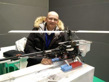 Oscar Chinello con il drone