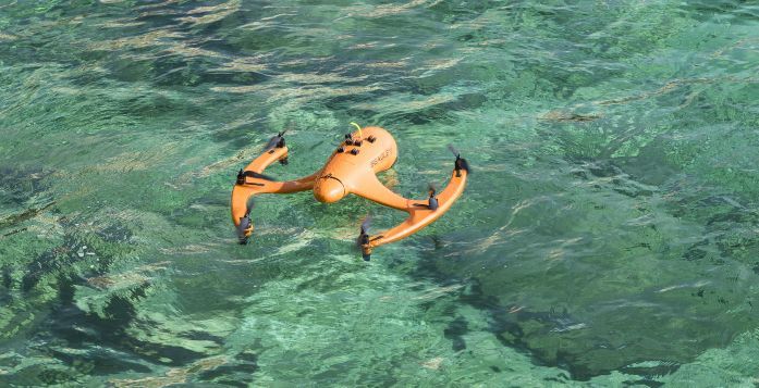drone volante e anti spruzzo seagle