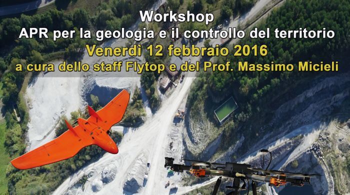 wokshop droni e apr per la geologia