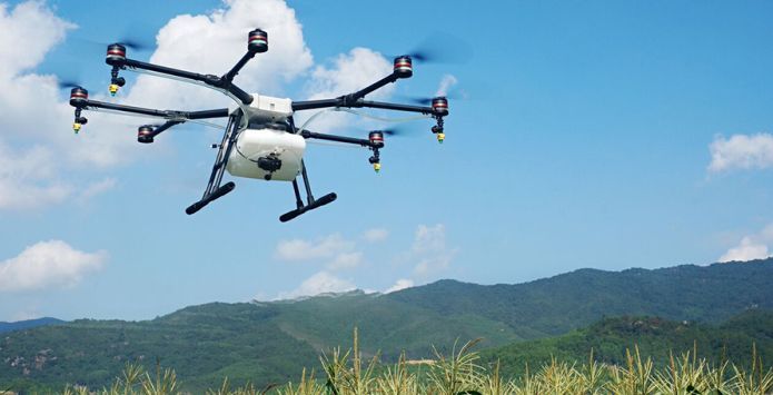 drone DJI MG1 per agricoltura