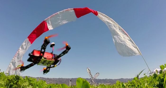 immagine di drone racing california state fair grounds