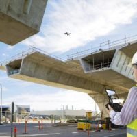 fragment view of the road under reconstruction