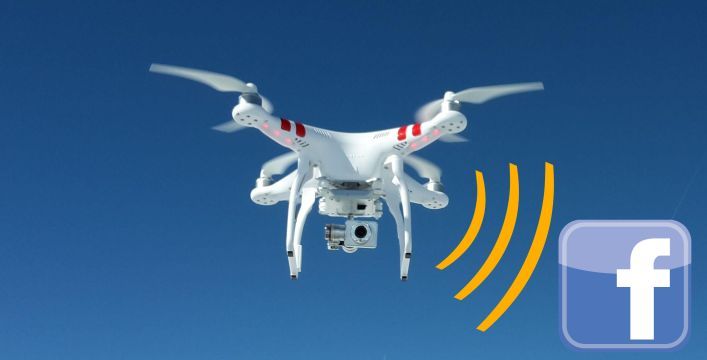 facebook video in diretta per i droni