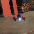 domostrazione di volo in fpv tra droni da corsa all'Oz Eden Park di Bologna