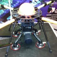 immagine di drone con sensori lidar nordic uas event
