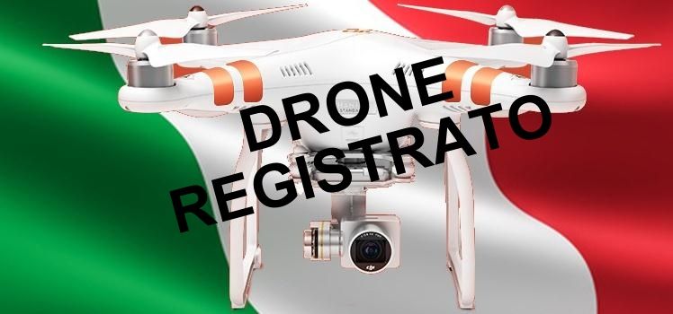 immagine di registrazione obbligatoria droni profesionali 1 luglio 2016
