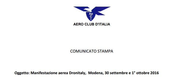immagine di cs aeroclub dronitaly