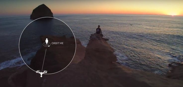 immagine di drone typhoon h orbit mode