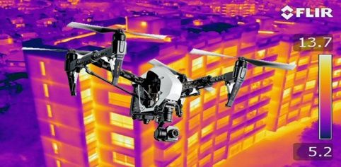 immagine di drone e termografia aprflytech