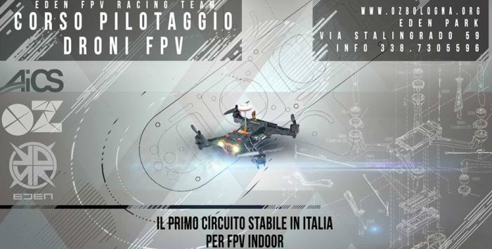 immagine di ozeden park drone racng circuito stabile bologna