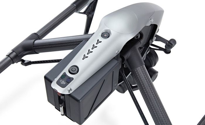 immagine di dji inspire 2 velocità ridotta
