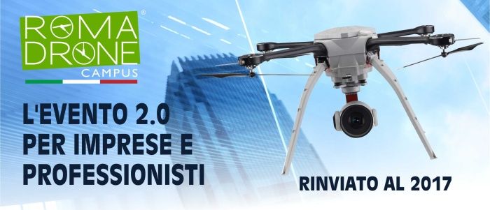 immagine di roma drone campus rinvio 2017