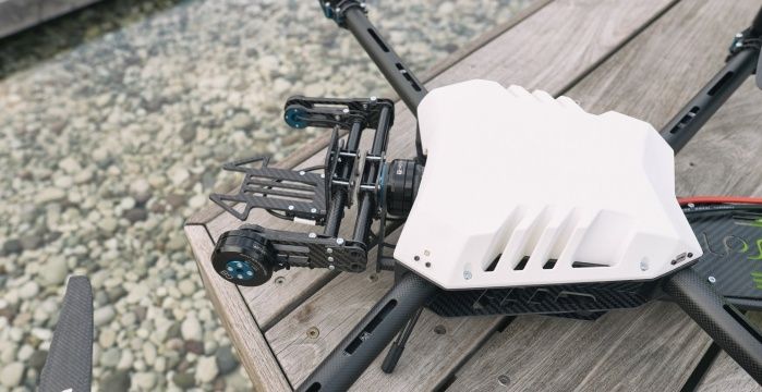 immagine di alpssdrone ax4 px 4 drone con gimbal frontale