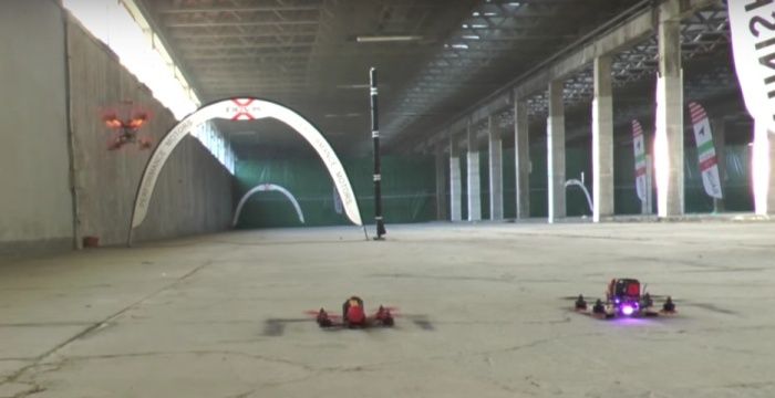 immagine di circuito indoor fpv racing