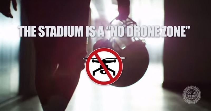 no drone zone superbowl